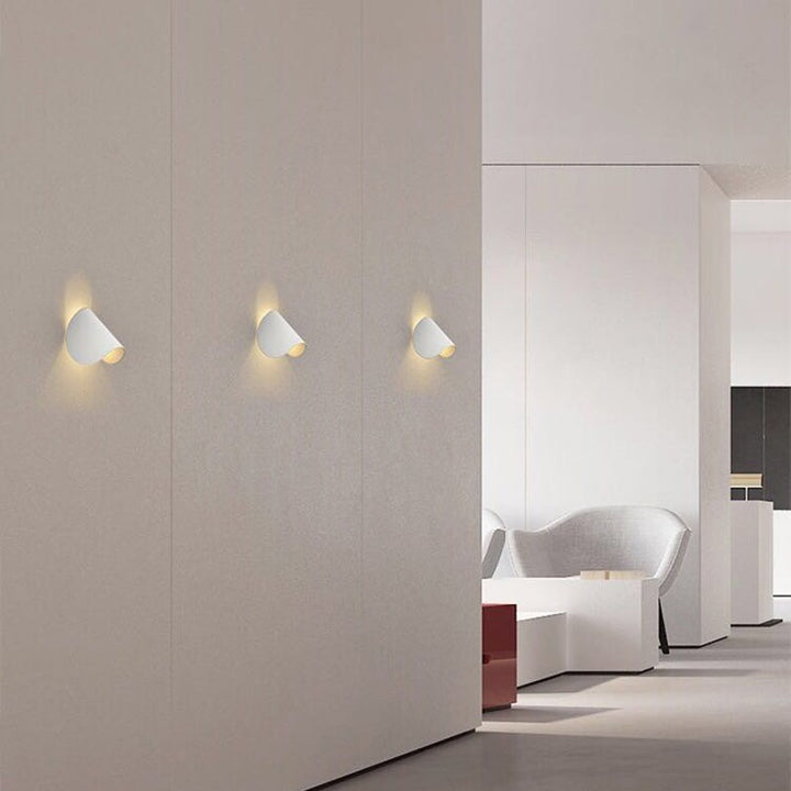 Stornfield | Eveline Modern Geometric 4 Colour LED Indoor/Outdoor Metal Wall Light