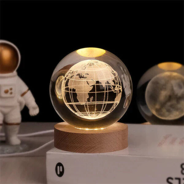 3D Crystal Galaxy Sphere | Stornfield