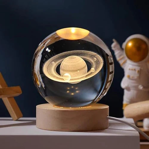 3D Crystal Galaxy Sphere | Stornfield