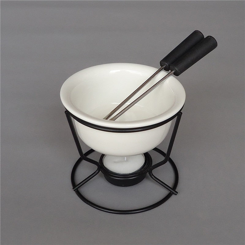 Ceramic Chocolate Fondue Pot Chocolate And Cheese Warmer | Stornfield