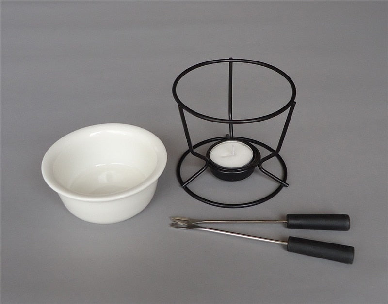 Ceramic Chocolate Fondue Pot Chocolate And Cheese Warmer | Stornfield