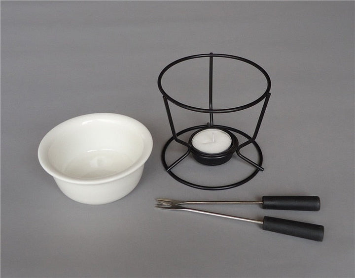 Ceramic Chocolate Fondue Pot Chocolate And Cheese Warmer | Stornfield