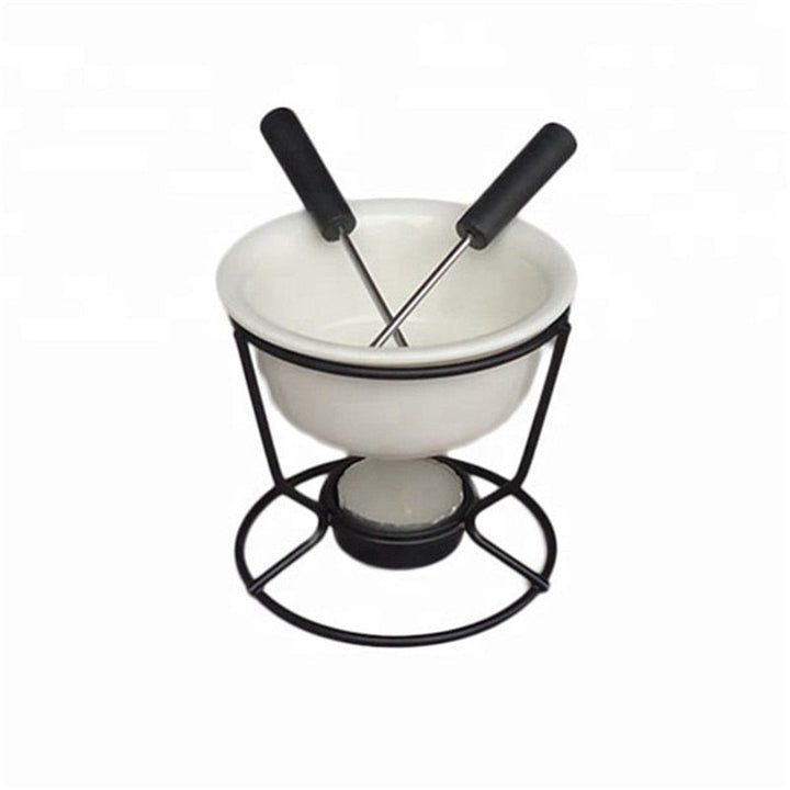 Ceramic Chocolate Fondue Pot Chocolate And Cheese Warmer | Stornfield
