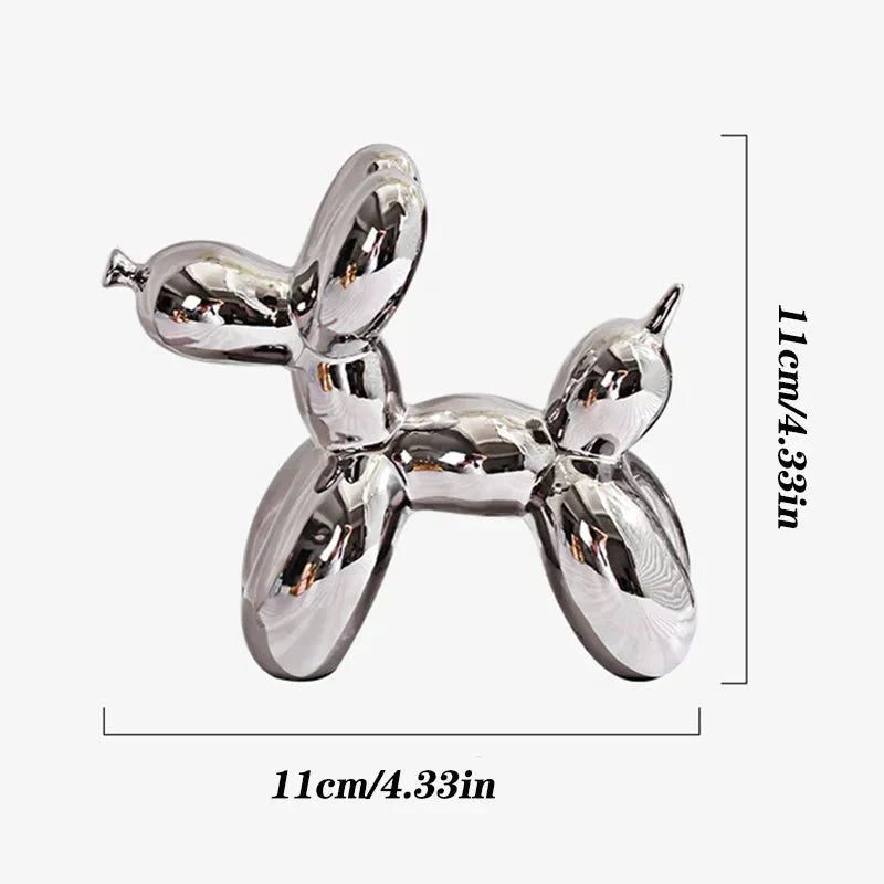 Stornfield | Shiny Balloon Dog Ceramic Ornament