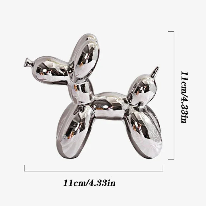 Stornfield | Shiny Balloon Dog Ceramic Ornament