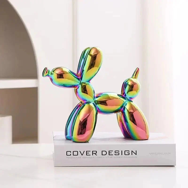 Stornfield | Shiny Balloon Dog Ceramic Ornament