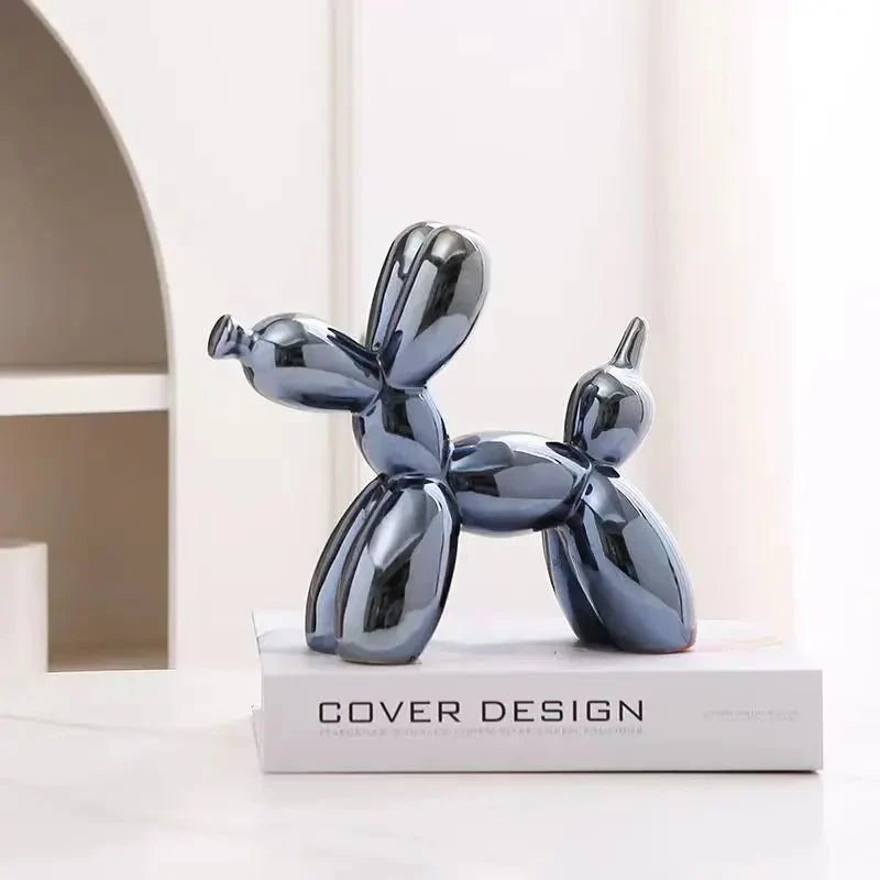 Stornfield | Shiny Balloon Dog Ceramic Ornament