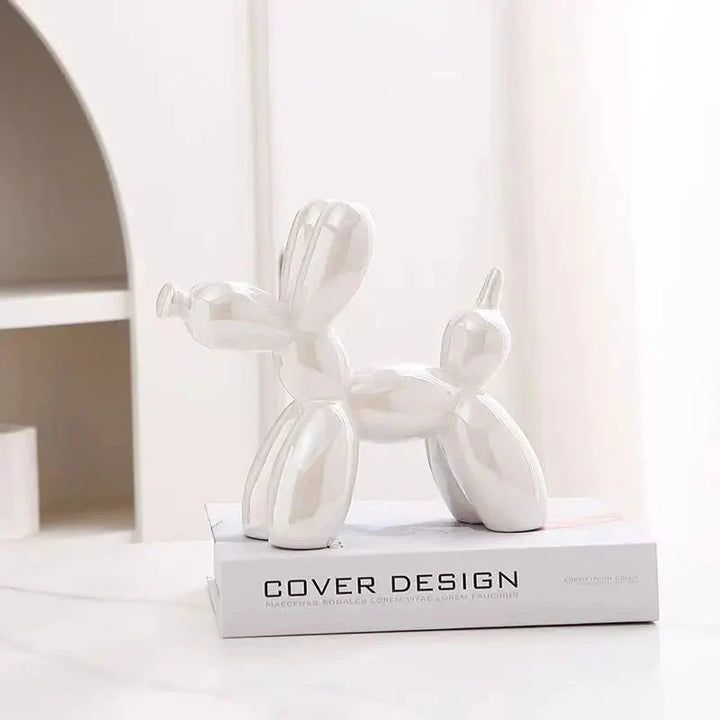 Stornfield | Shiny Balloon Dog Ceramic Ornament