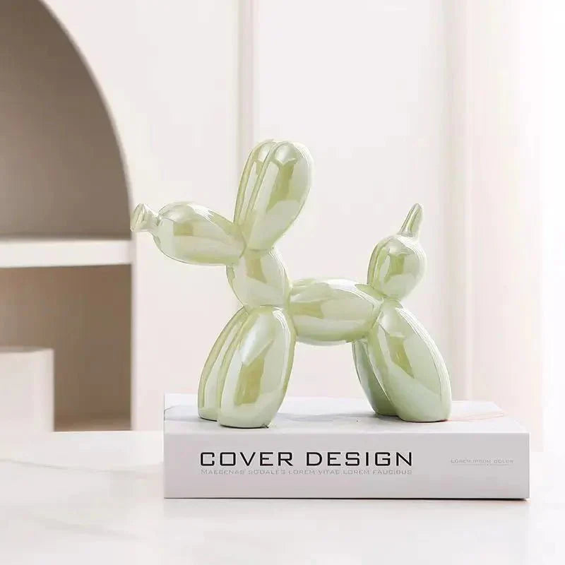 Stornfield | Shiny Balloon Dog Ceramic Ornament
