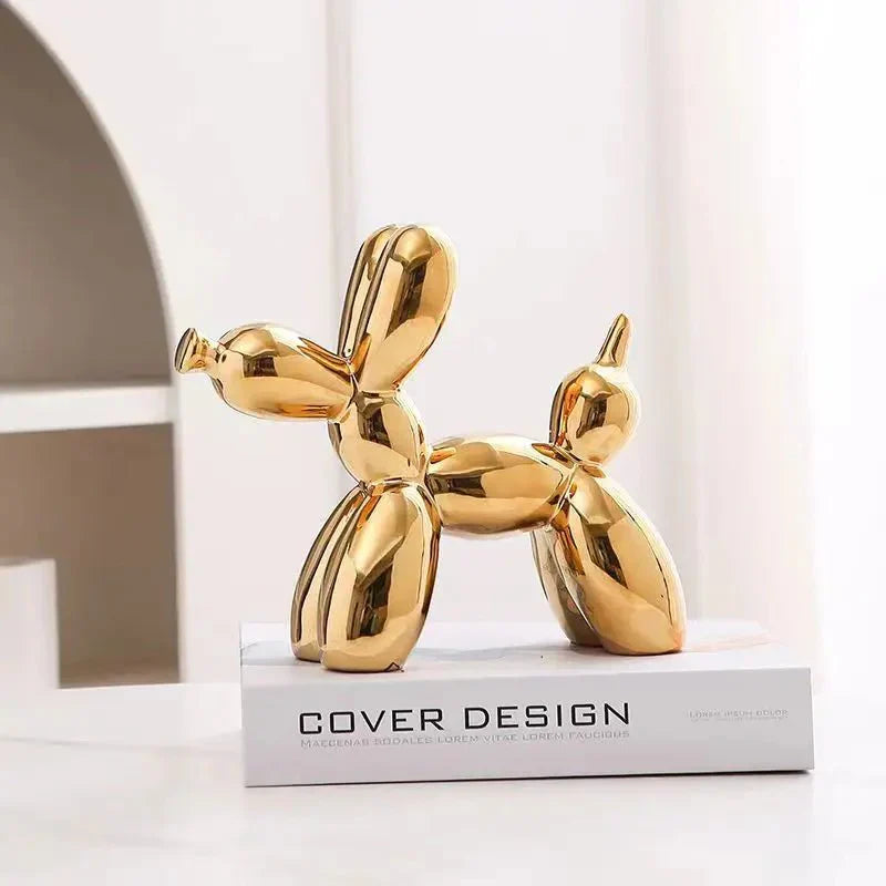 Stornfield | Shiny Balloon Dog Ceramic Ornament