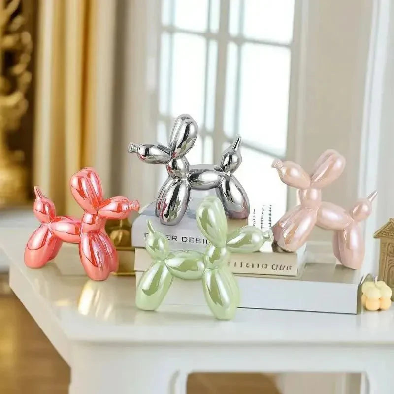 Stornfield | Shiny Balloon Dog Ceramic Ornament