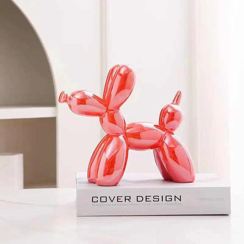 Stornfield | Shiny Balloon Dog Ceramic Ornament