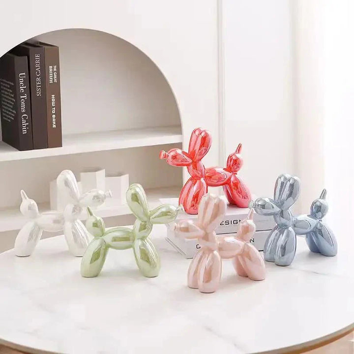 Stornfield | Shiny Balloon Dog Ceramic Ornament