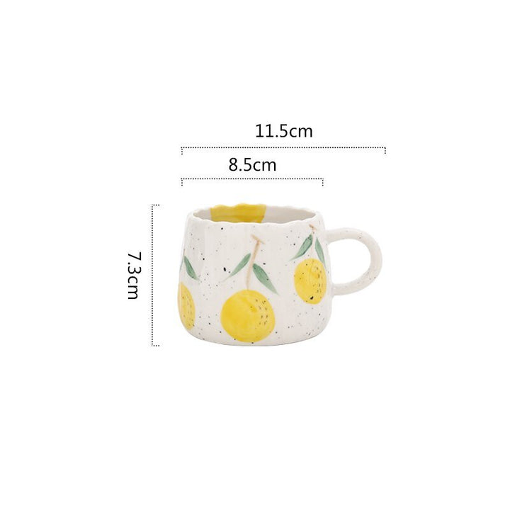 Ceramic Coffee Mug with Playful Fruit Design | Stornfield