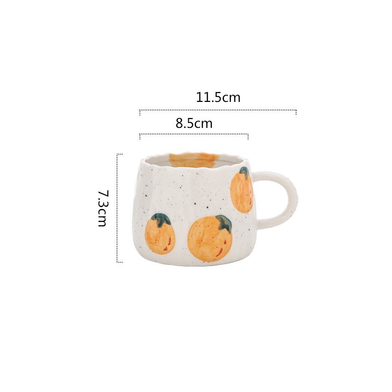 Ceramic Coffee Mug with Playful Fruit Design | Stornfield