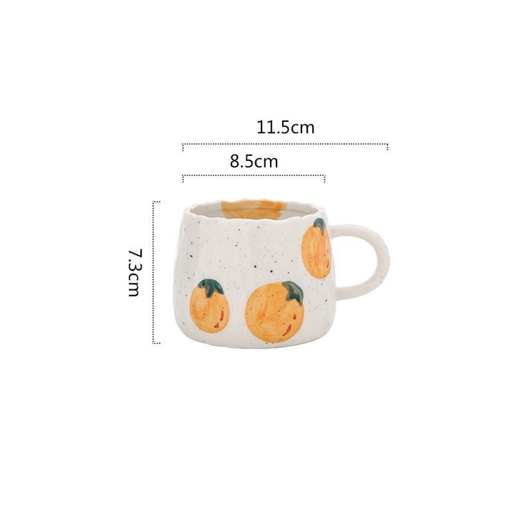 Ceramic Coffee Mug with Playful Fruit Design | Stornfield