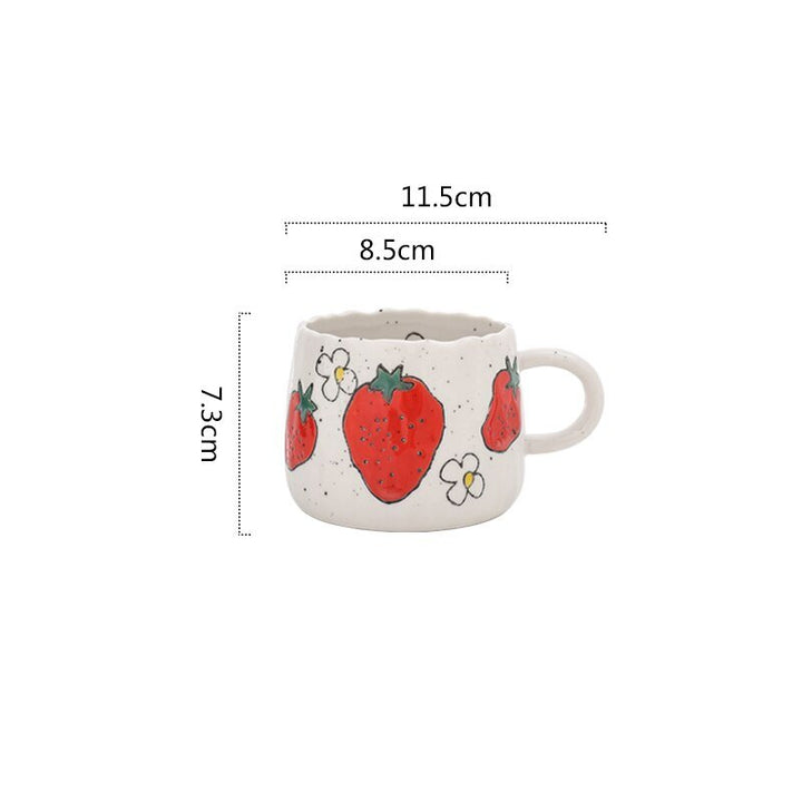 Ceramic Coffee Mug with Playful Fruit Design | Stornfield