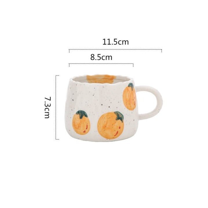 Ceramic Coffee Mug with Playful Fruit Design | Stornfield