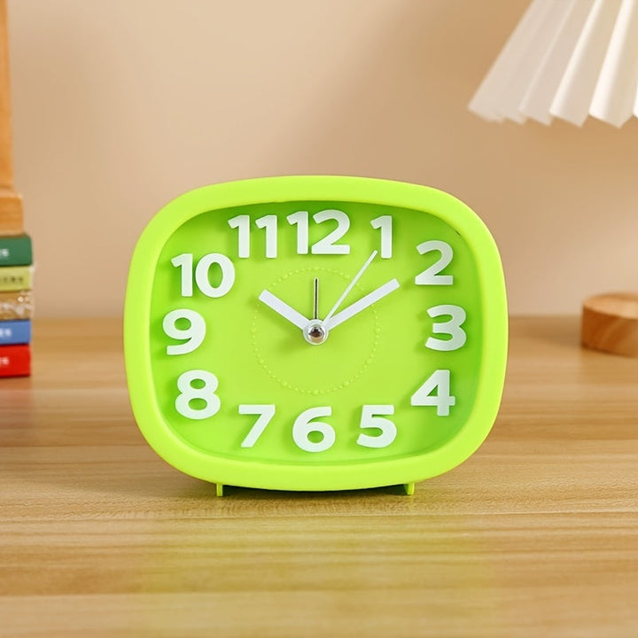Stylish Compact Square Clock with 3D Design for Modern Decor | Stornfield