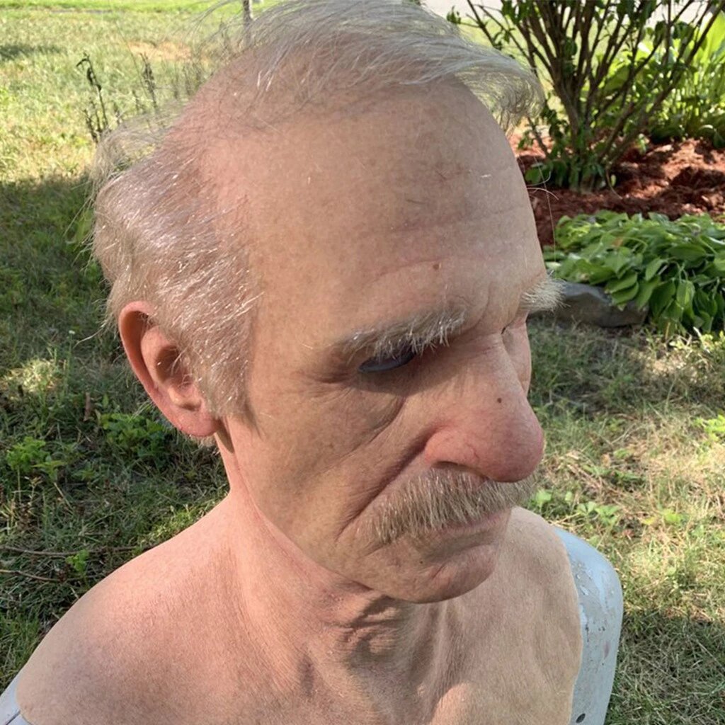 Creepy Old Man Mask – Realistic Latex Halloween Mask for Adults | Stornfield