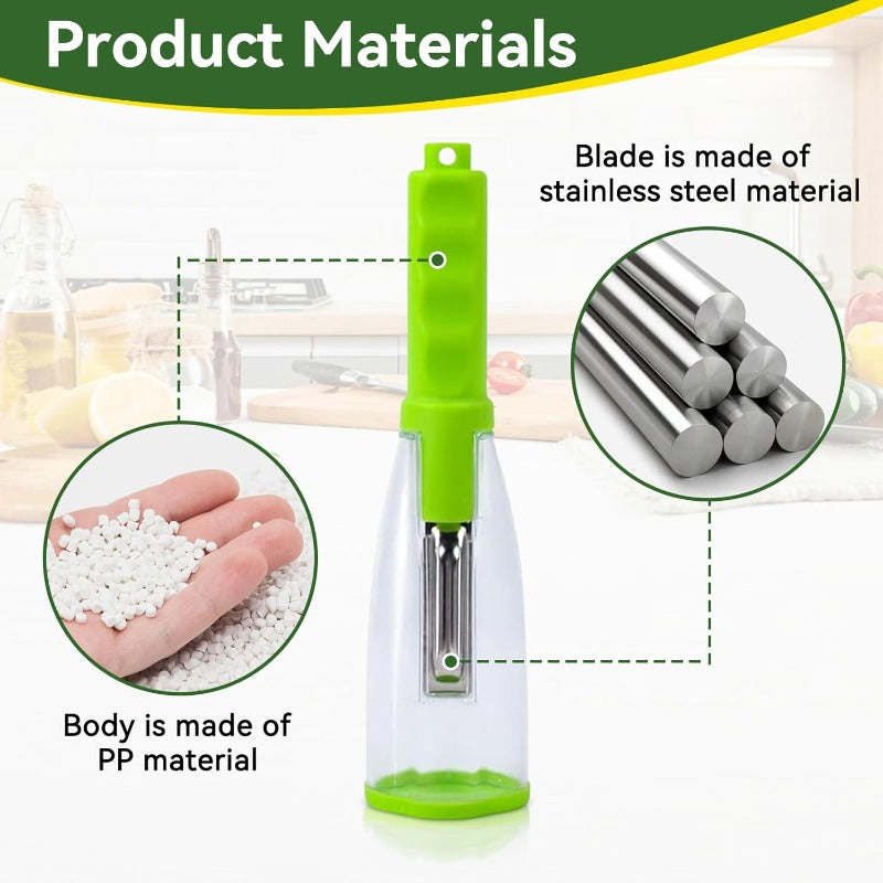 Vegetable Peeler with Container Stornfield