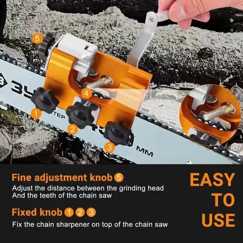 Efficient Chainsaw Sharpening Device Set | Stornfield