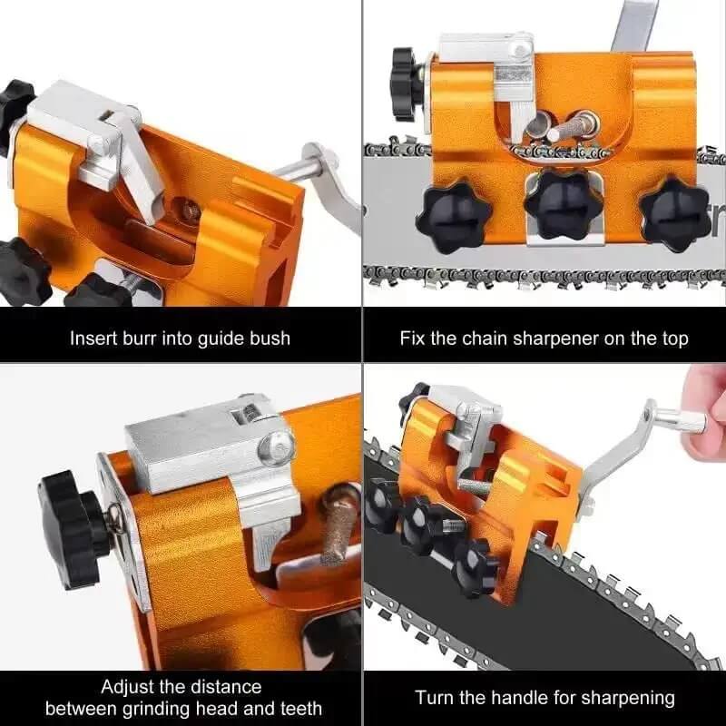 Efficient Chainsaw Sharpening Device Set | Stornfield