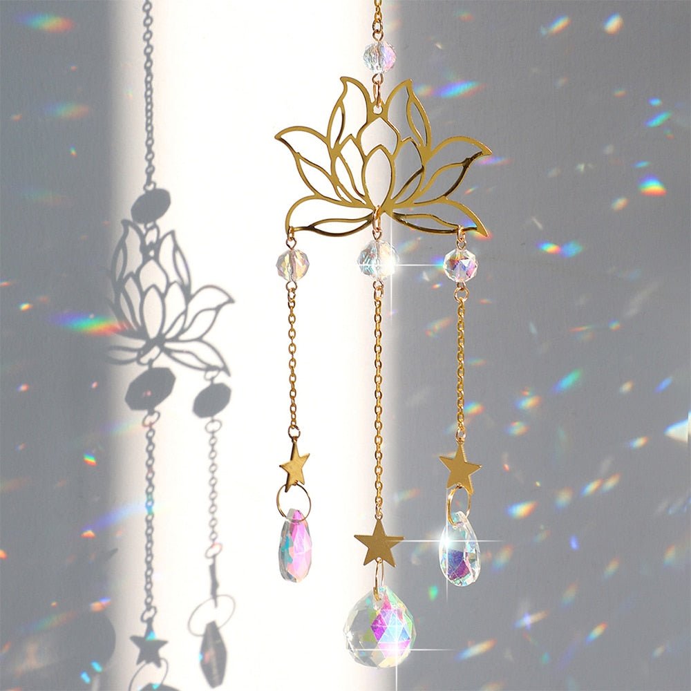 Stornfield | Chakra Lotus Crystal Sun Catcher