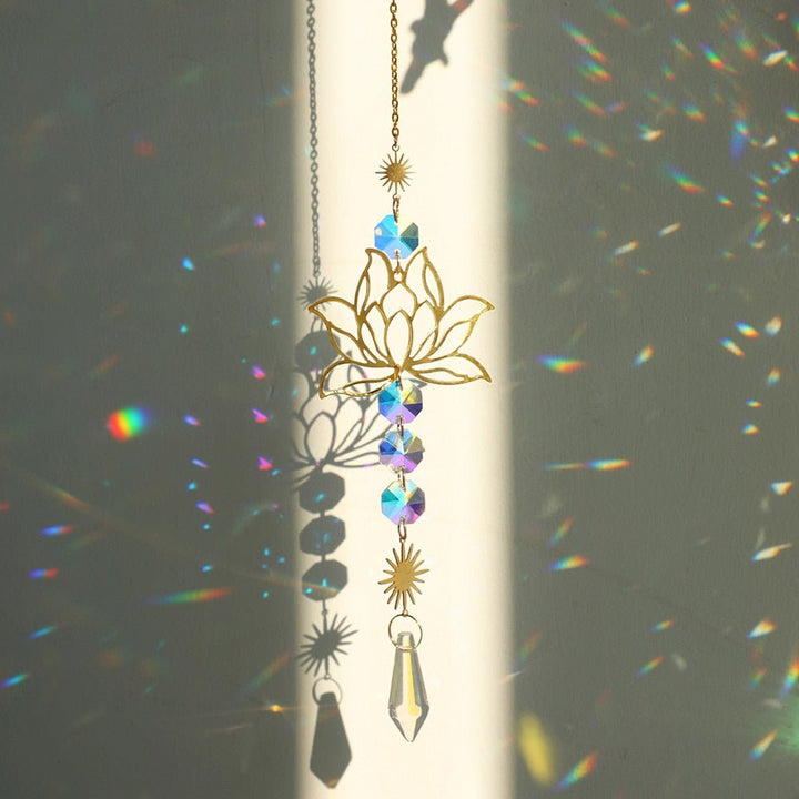 Stornfield | Chakra Lotus Crystal Sun Catcher