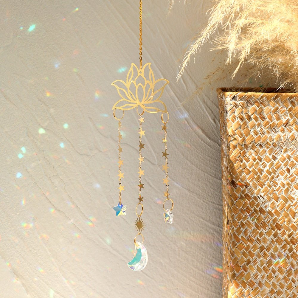 Stornfield | Chakra Lotus Crystal Sun Catcher