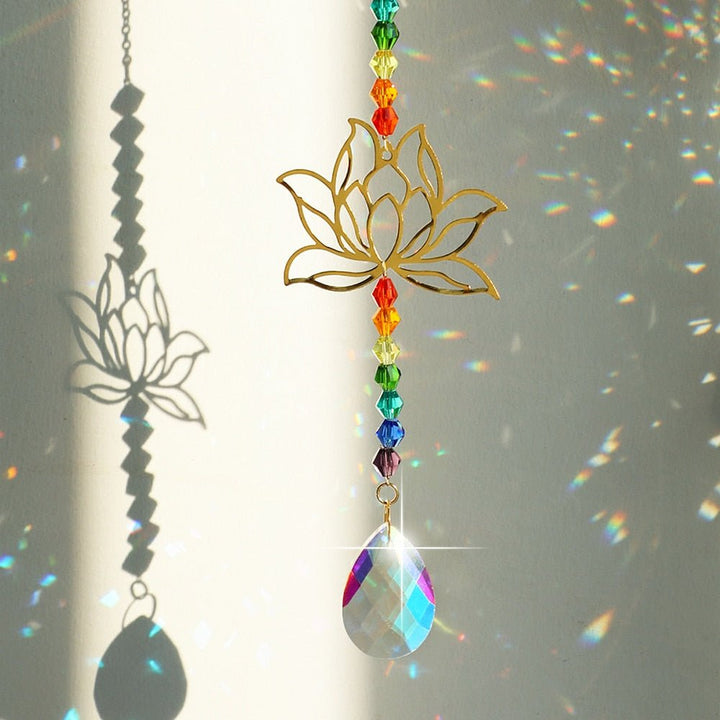 Stornfield | Chakra Lotus Crystal Sun Catcher