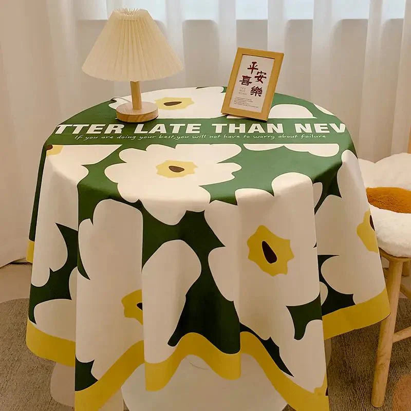Stornfield | Round Gingham Cotton Tablecloth