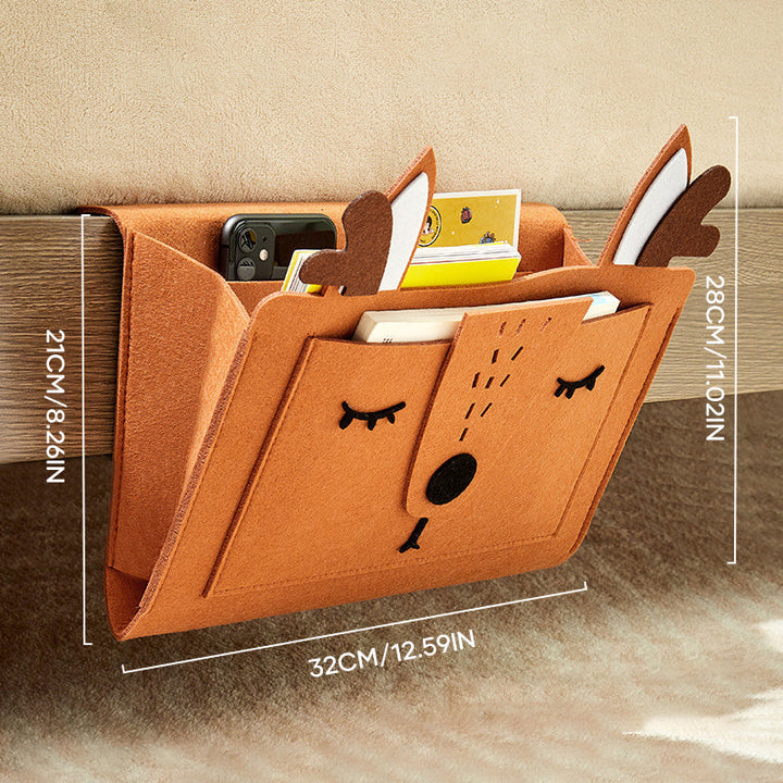 Hanging bedside storage bag | Stornfield