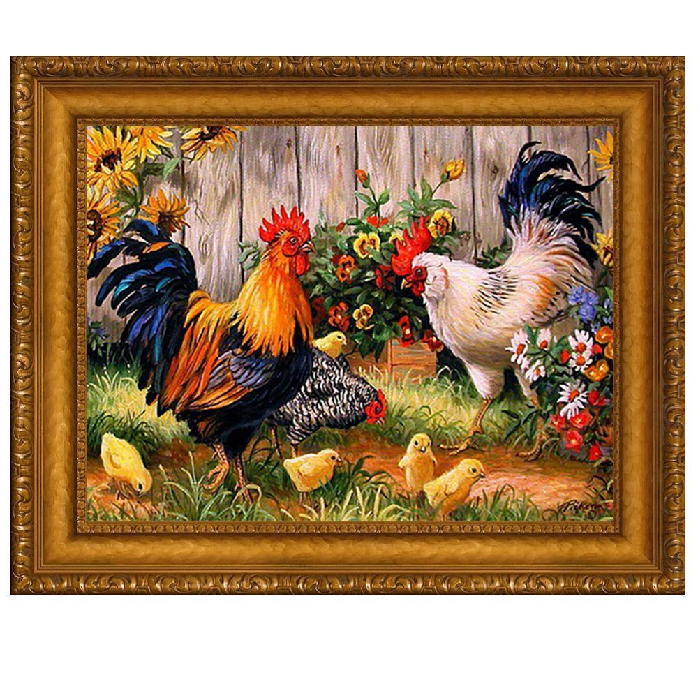 Chickens in the Garden - GemPaint Kit | Stornfield
