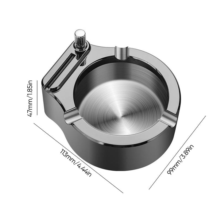 Stornfield | Retro Metal Ashtray, Lighter