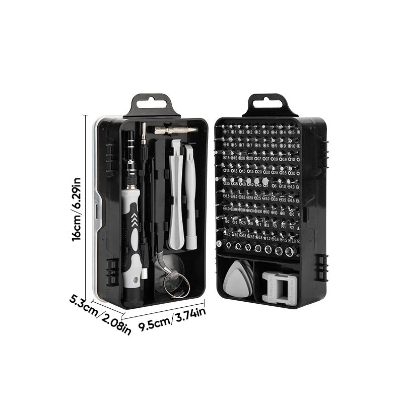Extra tough 115 in 1 multifunction screwdriver set | Stornfield