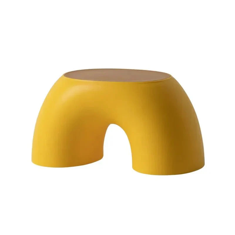 Stornfield | Tabouret en plastique en forme d'arc-en-ciel pour enfants