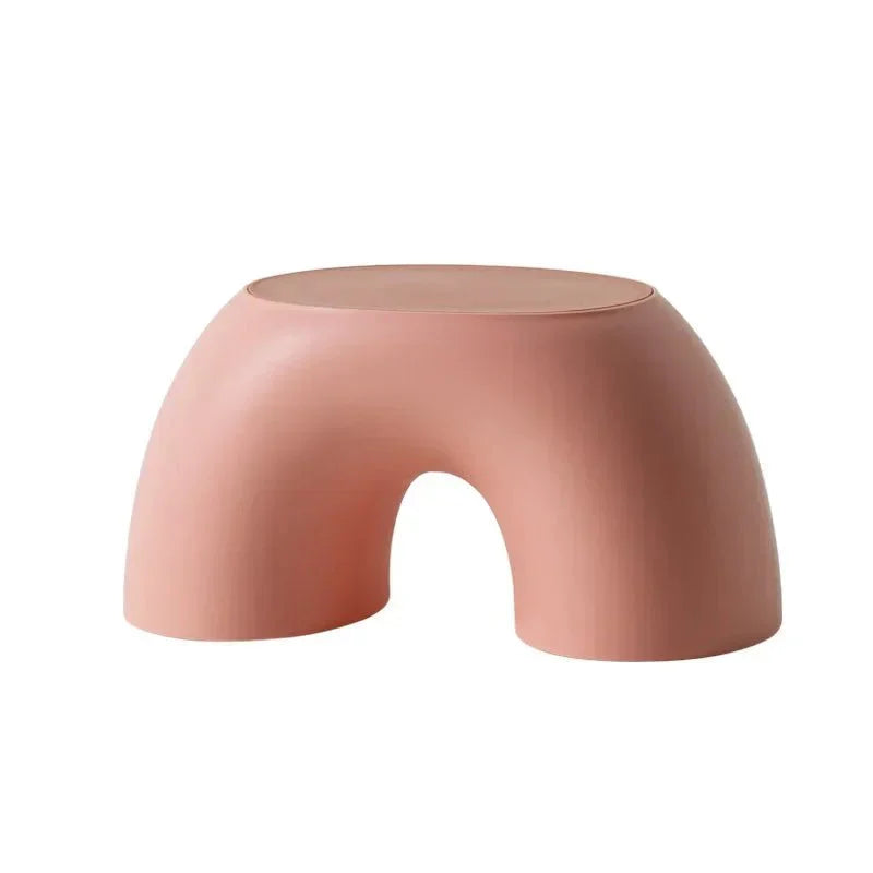 Stornfield | Tabouret en plastique en forme d'arc-en-ciel pour enfants