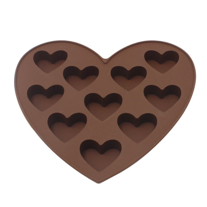 Chocolate Mold Non-stick Heart Flower Chocolate Cake Silicone Mold | Stornfield