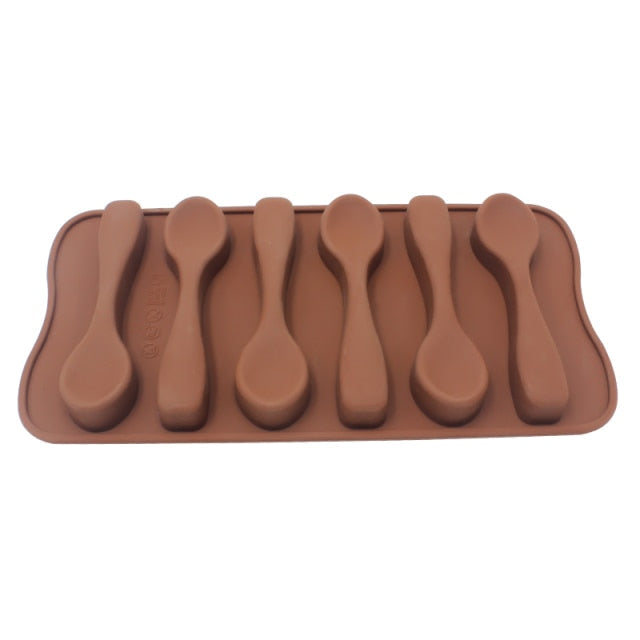 Chocolate Mold Non-stick Heart Flower Chocolate Cake Silicone Mold | Stornfield