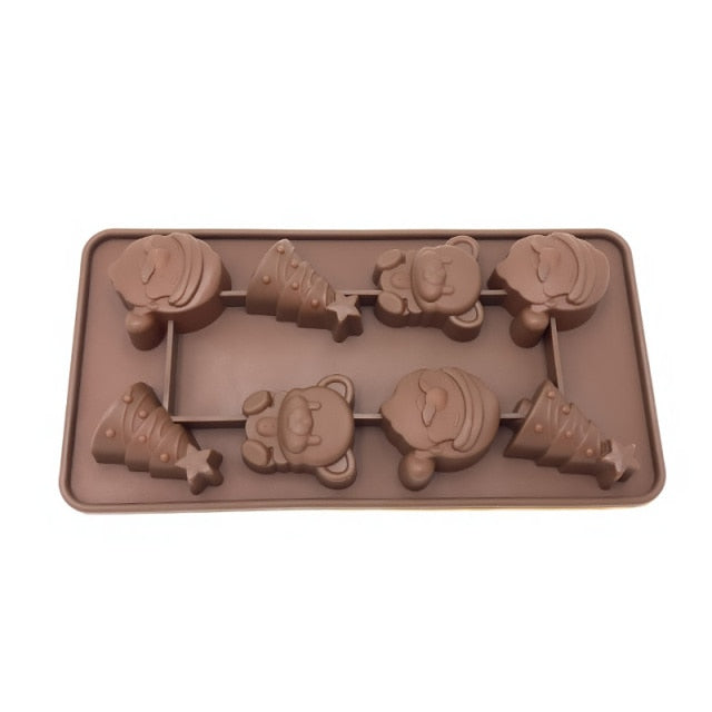 Chocolate Mold Non-stick Heart Flower Chocolate Cake Silicone Mold | Stornfield