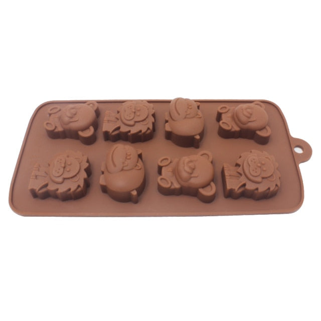 Chocolate Mold Non-stick Heart Flower Chocolate Cake Silicone Mold | Stornfield