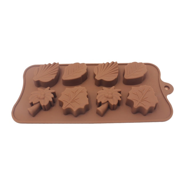 Chocolate Mold Non-stick Heart Flower Chocolate Cake Silicone Mold | Stornfield