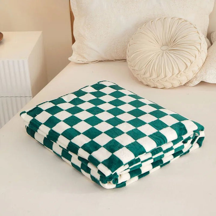 Stornfield | Couverture de canapé à motif à carreaux classique