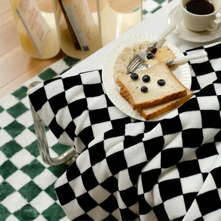 Stornfield | Couverture de canapé à motif à carreaux classique