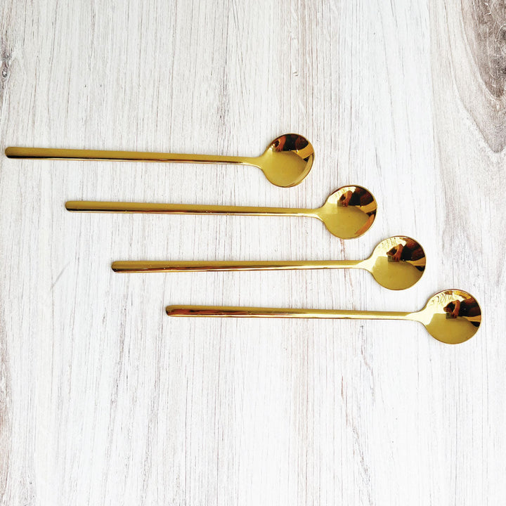 Stornfield | Trendy 4-piece Espresso and Dessert Spoon Set