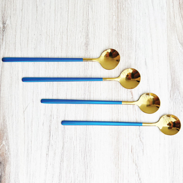Stornfield | Trendy 4-piece Espresso and Dessert Spoon Set