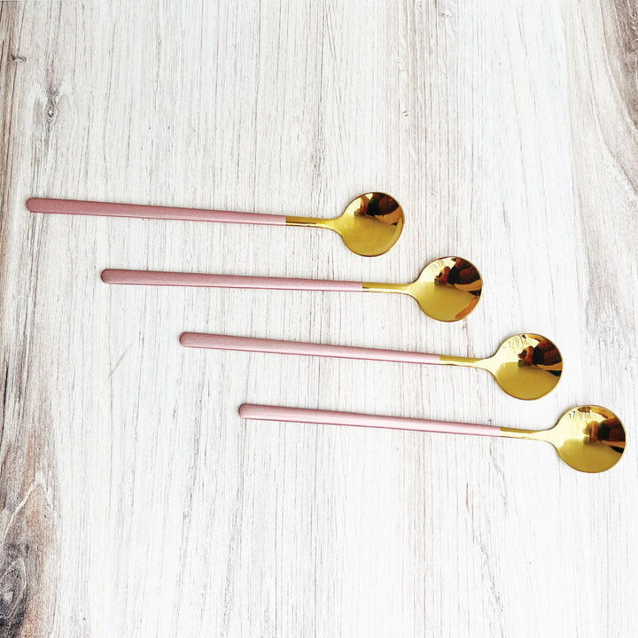 Stornfield | Trendy 4-piece Espresso and Dessert Spoon Set