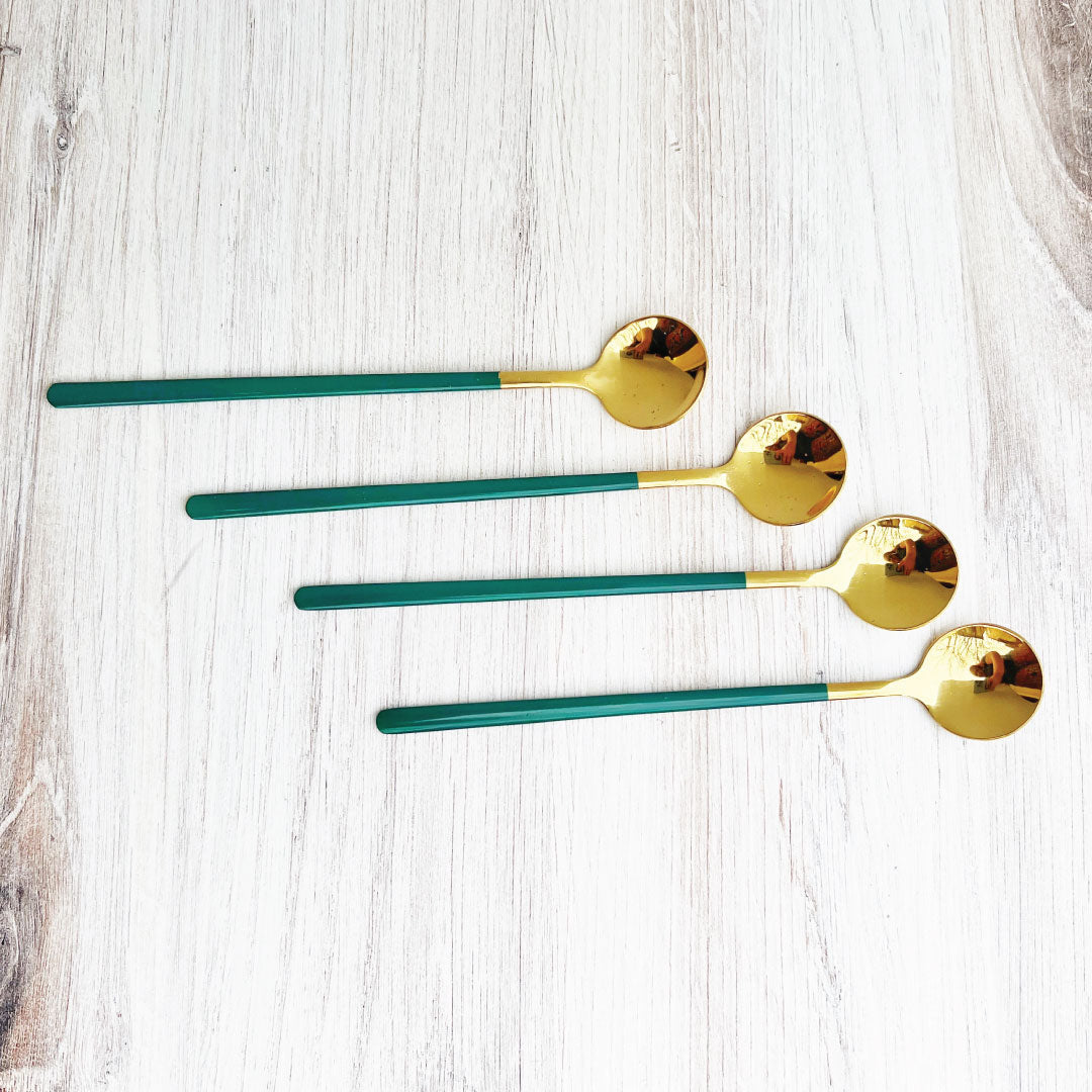 Stornfield | Trendy 4-piece Espresso and Dessert Spoon Set