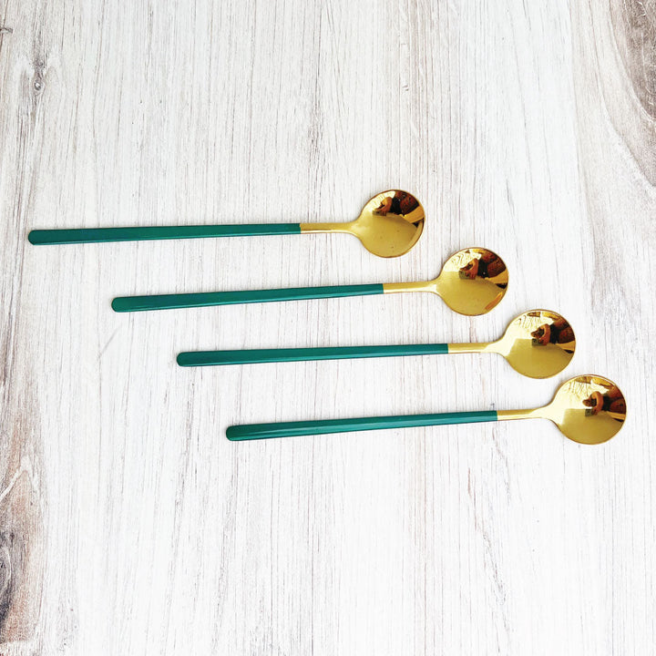 Stornfield | Trendy 4-piece Espresso and Dessert Spoon Set